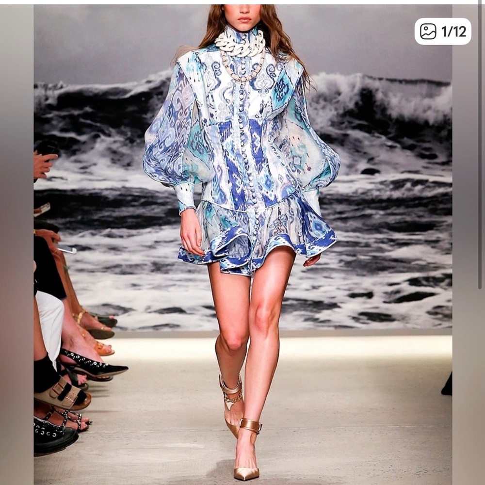 Zimmermann Glassy Runway Mini Dress